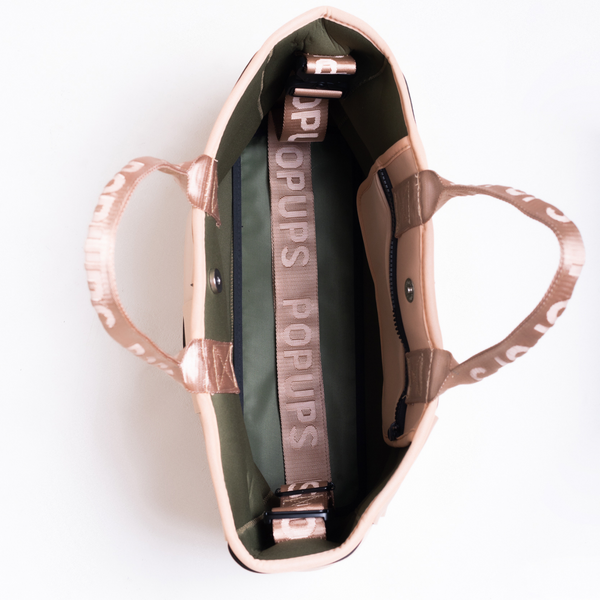 Forever 21 ICON TOTE TAN