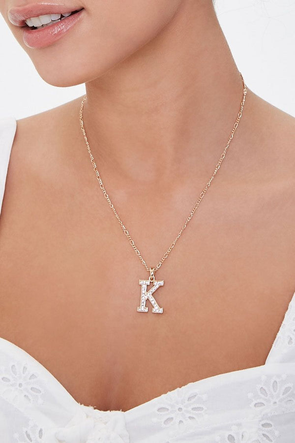 forever 21 Initial Pendant Necklace