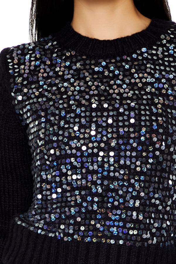 Forever 21 Iridescent Sequin Sweater
