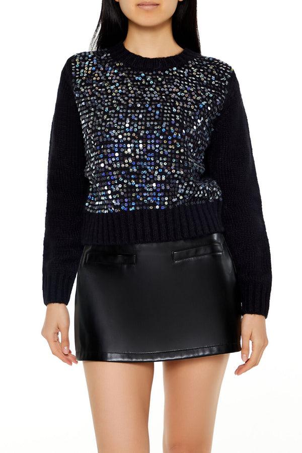 forever 21 Iridescent Sequin Sweater