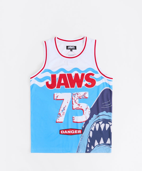 forever 21 Jaws Basketball Jersey - Light Blue