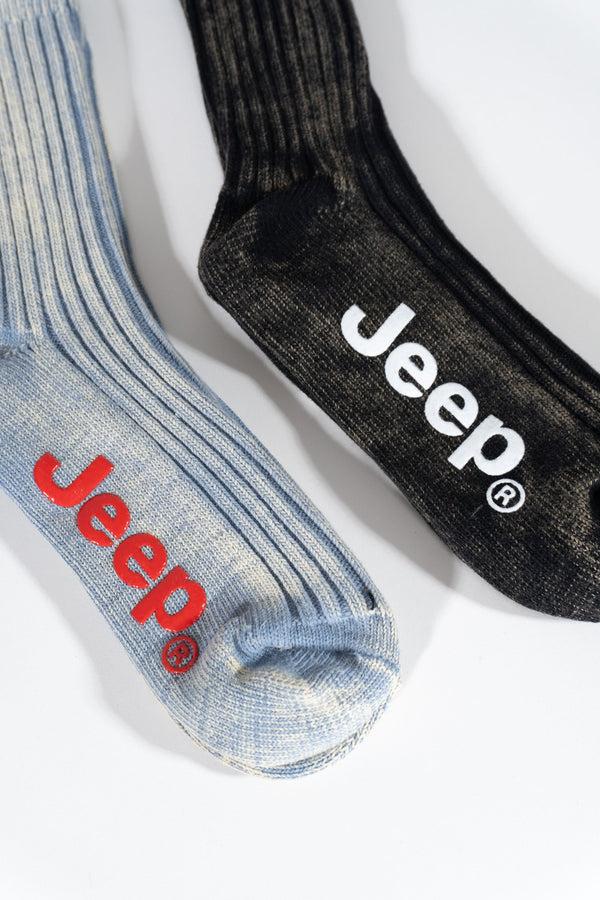 Forever 21 Jeep® Ribbed Crew Socks – 2 Pack