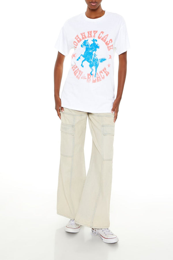 Forever 21 Johnny Cash Man In Black Tee