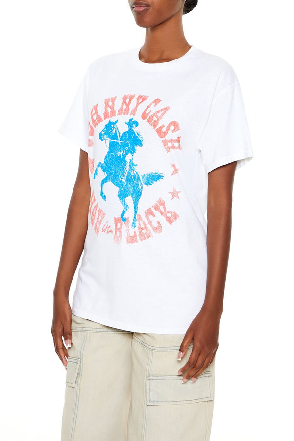 Forever 21 Johnny Cash Man In Black Tee