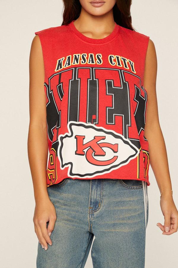 Forever 21 Kansas City Chiefs Graphic Muscle Tee