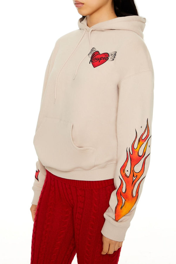 Forever 21 Kewpie Lil Hottie Graphic Hoodie