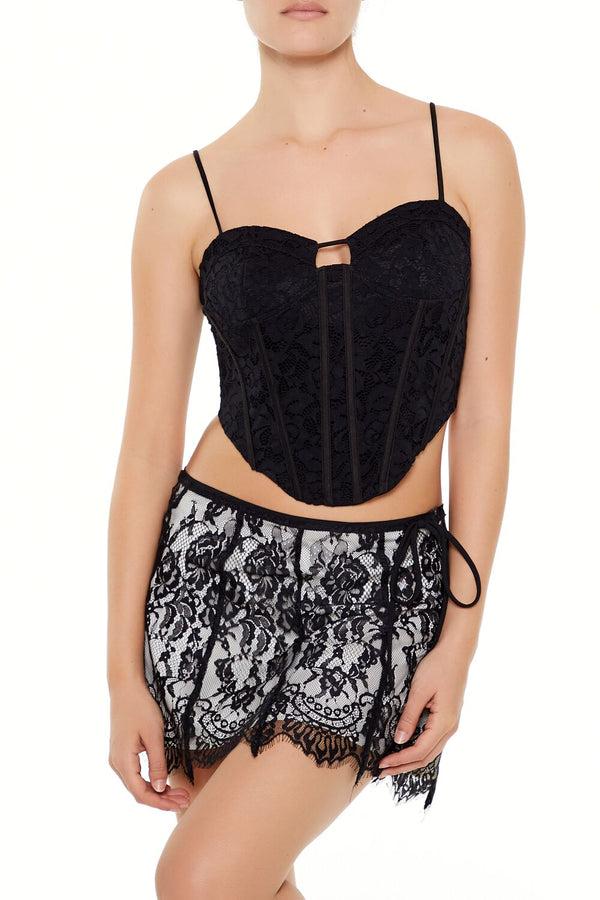 forever 21 Lace Sweetheart Corset Cami
