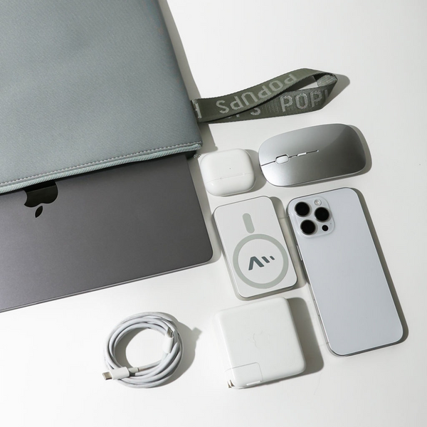 Forever 21 LAPTOP SLEEVE STONE GREY