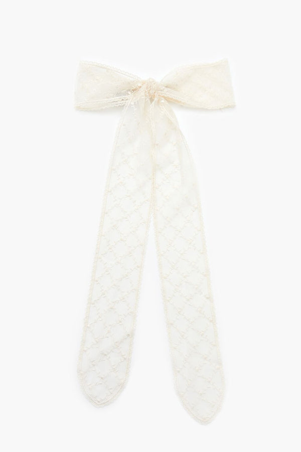 forever 21 Lattice Lace Bow Hair Barrette