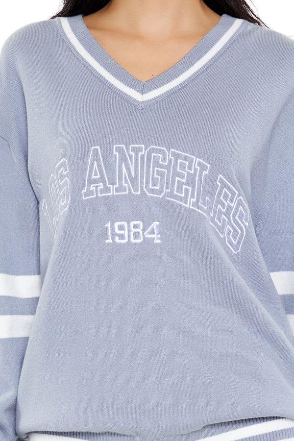 Forever 21 Los Angeles Embroidered Sweater