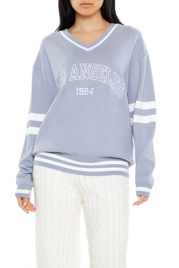 forever 21 Los Angeles Embroidered Sweater