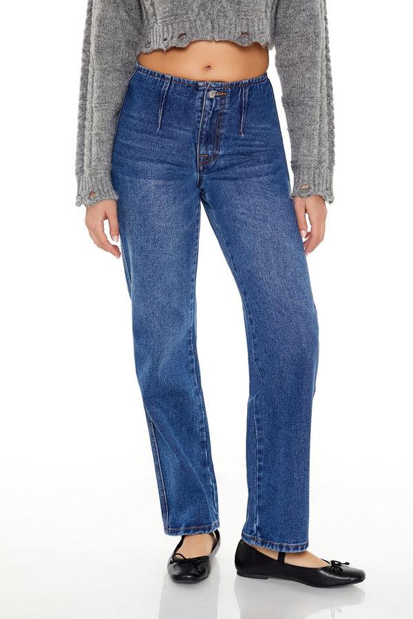 Forever 21 Low-Rise Bootcut Jeans