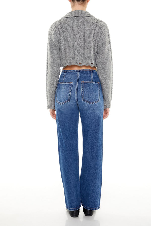 Forever 21 Low-Rise Bootcut Jeans