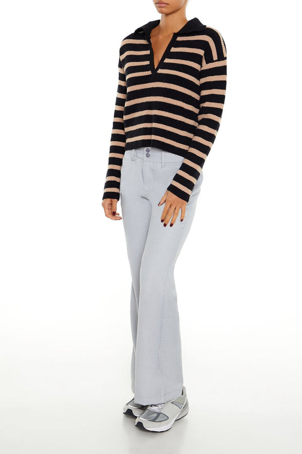 Forever 21 Low-Rise Straight Trouser Pants