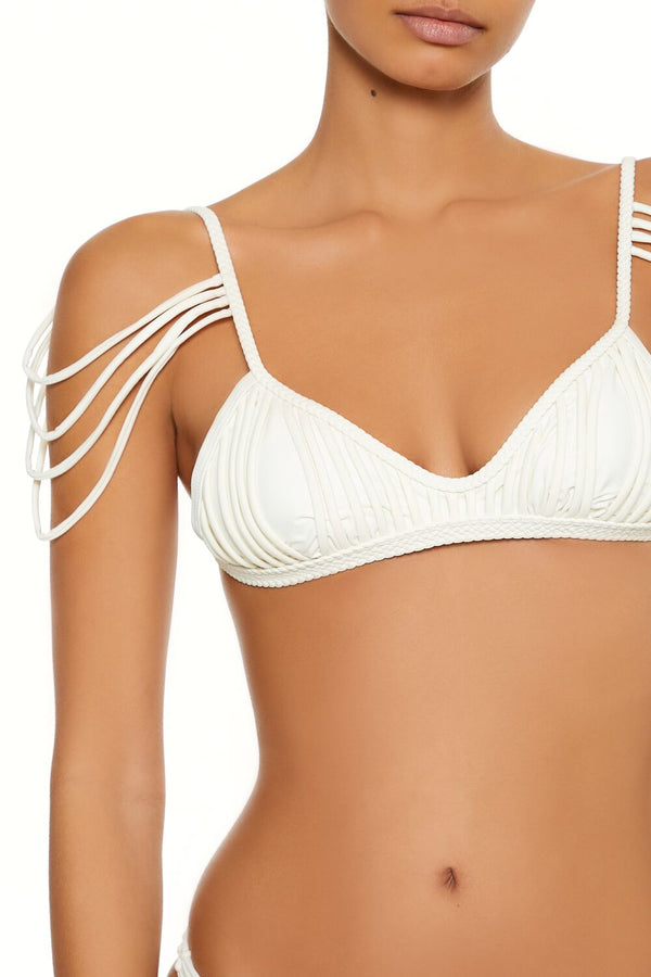 Forever 21 Macrame Bralette Bikini Top