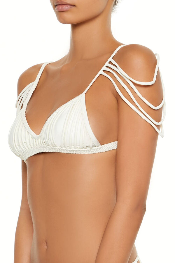 Forever 21 Macrame Bralette Bikini Top