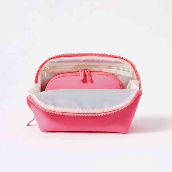 Forever 21 MAKEUP POUCH SET NEON PINK