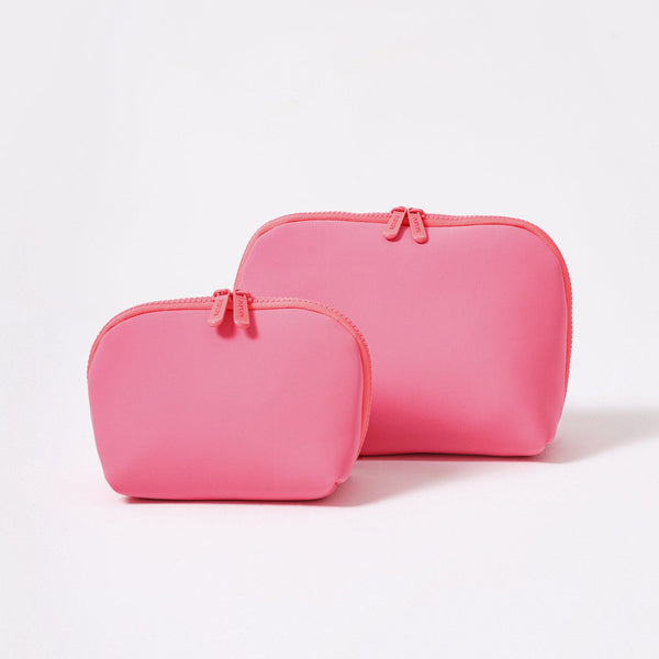 forever 21 MAKEUP POUCH SET NEON PINK