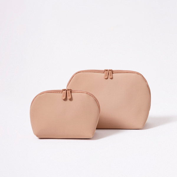 forever 21 MAKEUP POUCH SET TAN