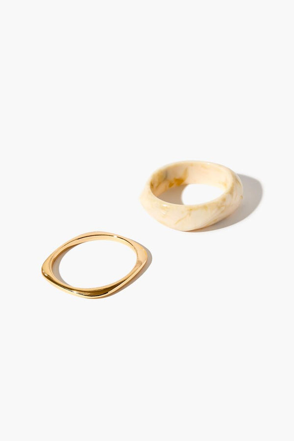 forever 21 Marble Bangle Bracelet Set