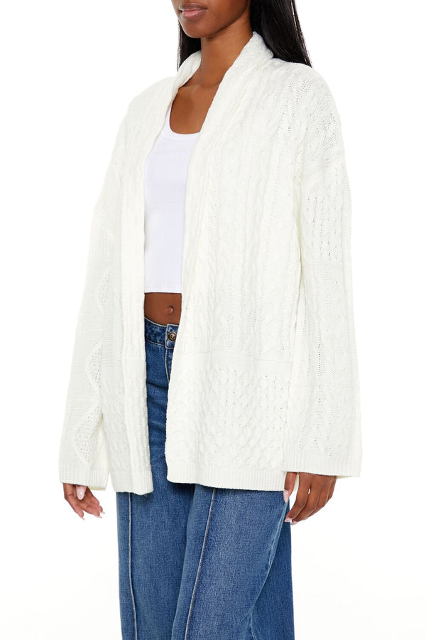 Forever 21 Mixed Knit Cardigan Sweater