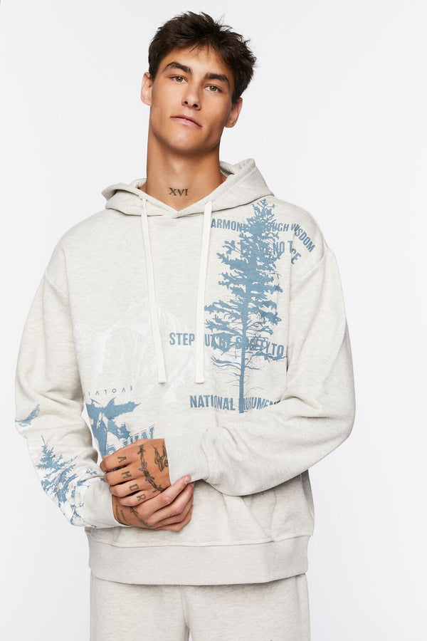 forever 21 Nature Graphic Hoodie