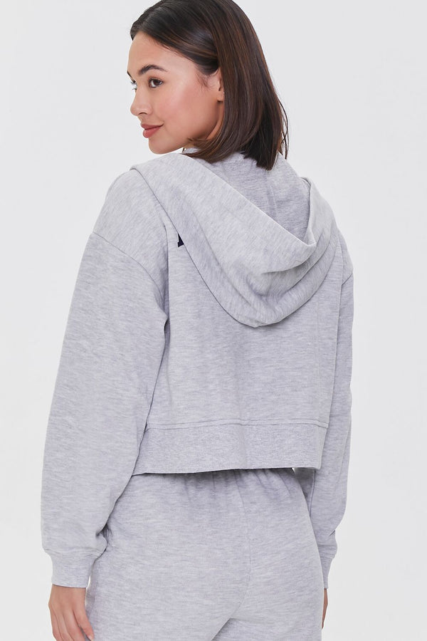 Forever 21 New York Graphic Zip-Up Hoodie