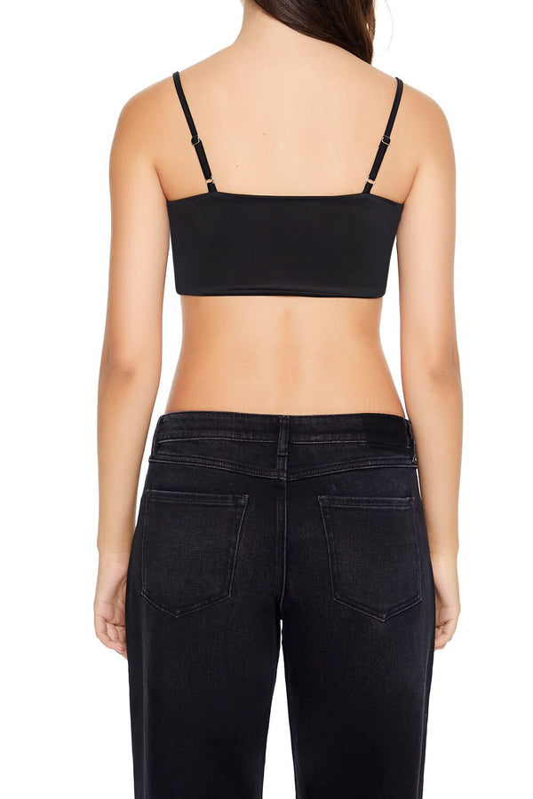 Forever 21 Notched Cropped Cami
