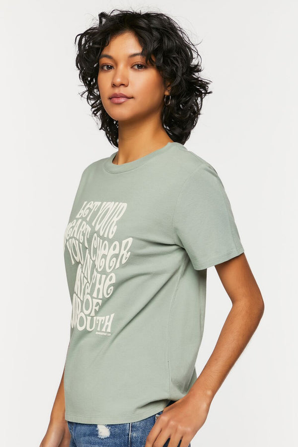 Forever 21 Organically Grown Cotton Graphic Tee