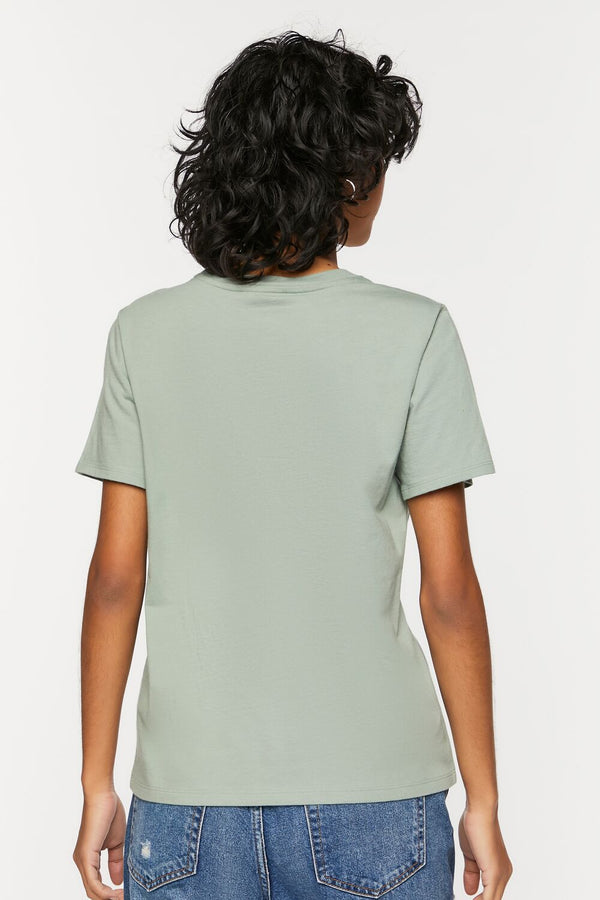 Forever 21 Organically Grown Cotton Graphic Tee