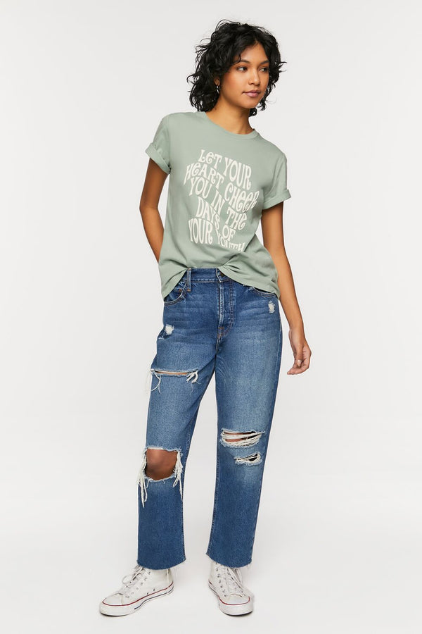 Forever 21 Organically Grown Cotton Graphic Tee