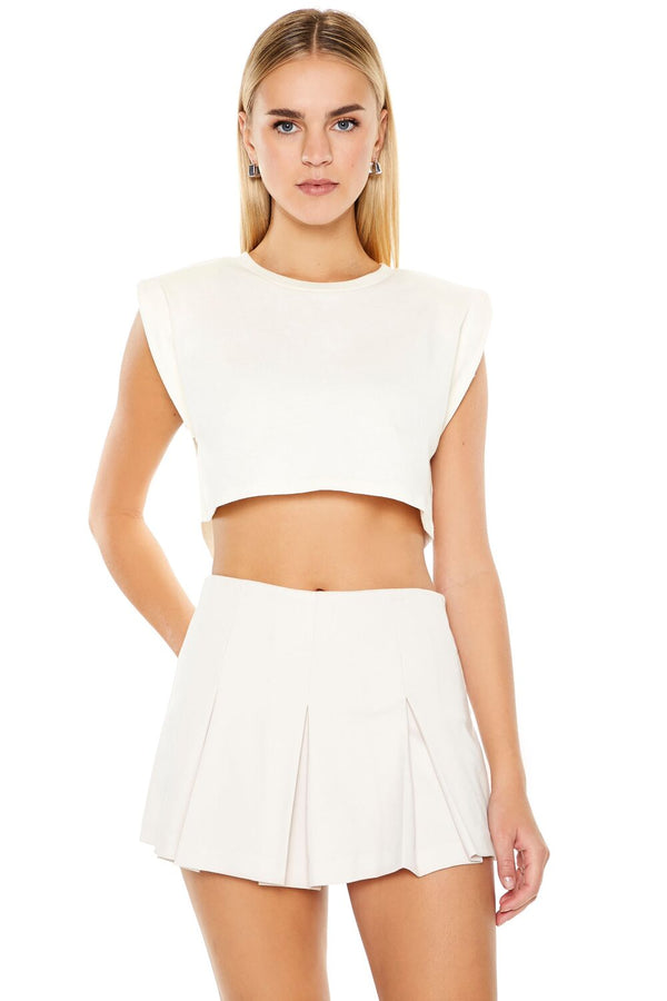 forever 21 Padded Cropped Muscle Tee