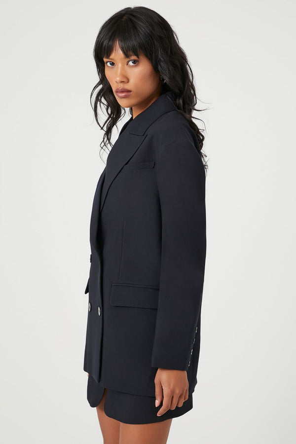 Forever 21 Plunging Double-Breasted Blazer