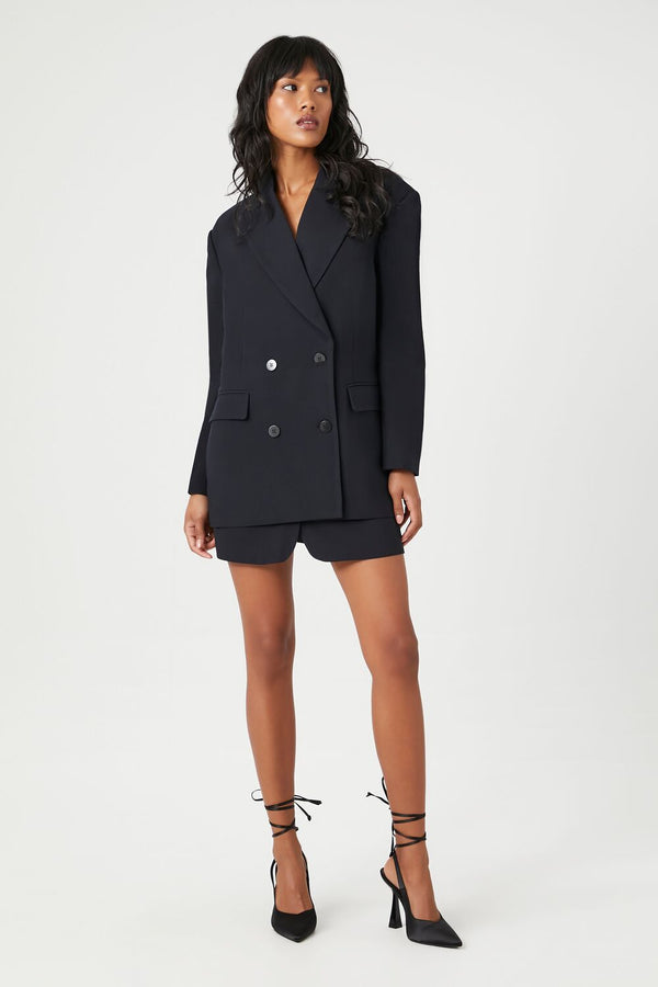 Forever 21 Plunging Double-Breasted Blazer