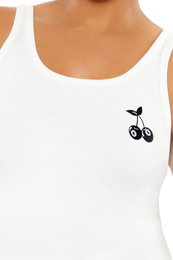 Forever 21 Plus Size 8-Ball Cherry Tank Top