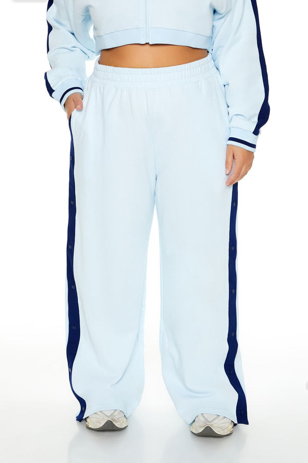 Forever 21 Plus Size Active Striped Sweatpants