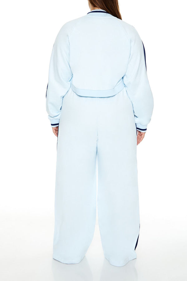 Forever 21 Plus Size Active Striped Sweatpants