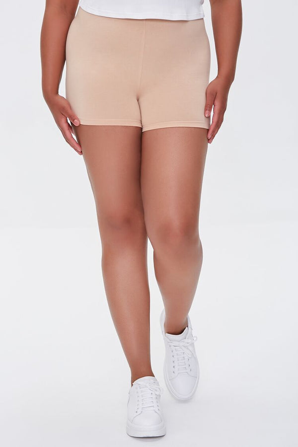 Forever 21 Plus Size Basic Cotton Hot Shorts
