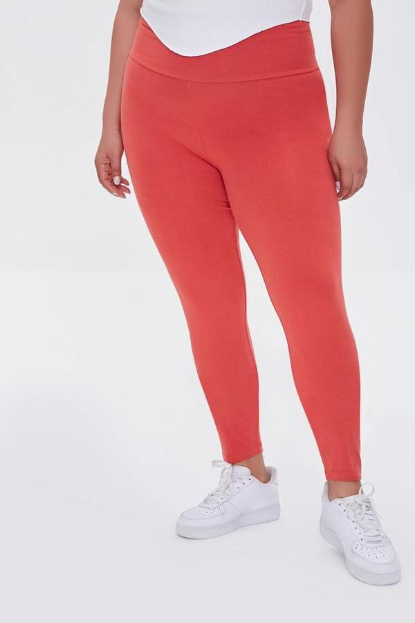 forever 21 Plus Size Basic High-Rise Leggings