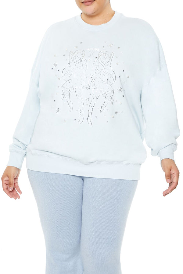 forever 21 Plus Size Beaded Gemini Pullover