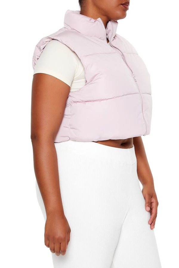 Forever 21 Plus Size Cropped Puffer Vest