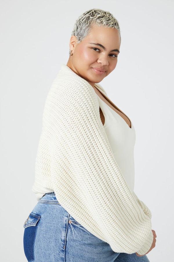 Forever 21 Plus Size Cropped Shrug Sweater