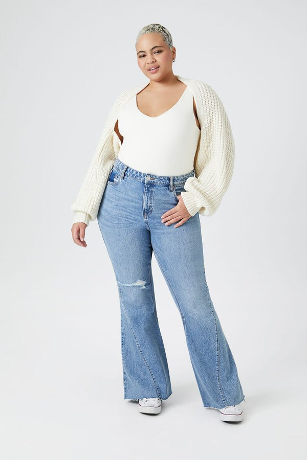 Forever 21 Plus Size Cropped Shrug Sweater