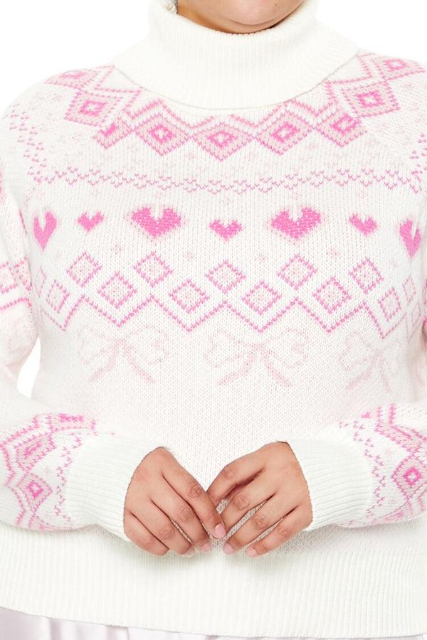 Forever 21 Plus Size Fair Isle Turtleneck Sweater