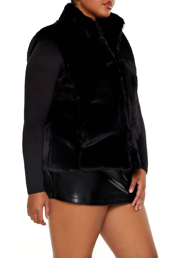 Forever 21 Plus Size Faux Fur Vest