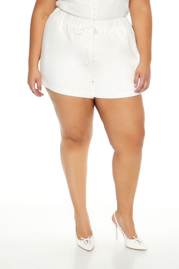 Forever 21 Plus Size High-Rise Pull-On Shorts