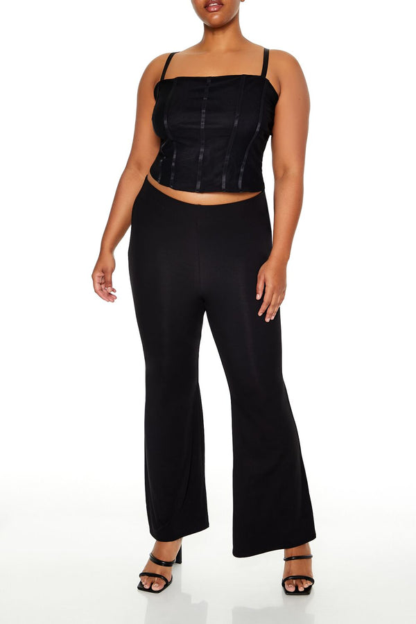 Forever 21 Plus Size Lace-Up Cropped Cami