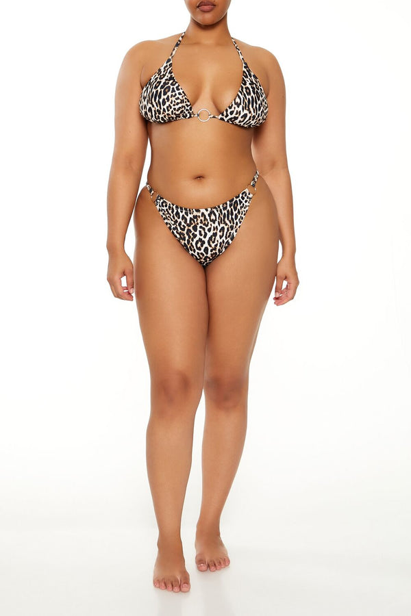 forever 21 Plus Size Leopard Bikini Bottoms