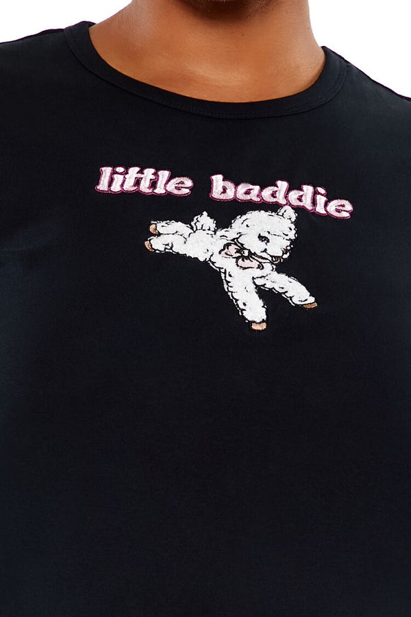 Forever 21 Plus Size Little Baddie Baby Tee