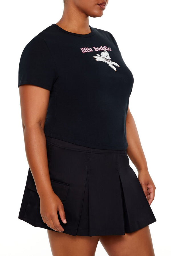 Forever 21 Plus Size Little Baddie Baby Tee
